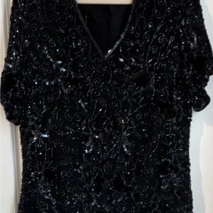 Stenay Black Sequin Embellished Blouse